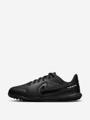 Бутсы для мальчиков Nike Jr. Tiempo Legend 9 Academy TF, Черный